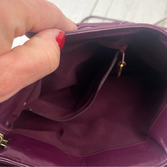 Morris Moskowitz Vintage Leather Crossbody Purse - Picture 15 of 16